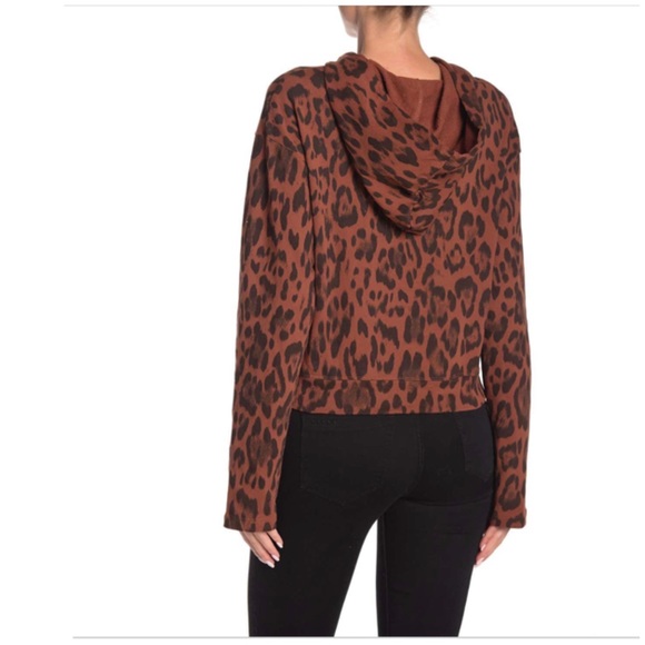 Socialite Leopard Print Hoodie - Picture 2 of 2